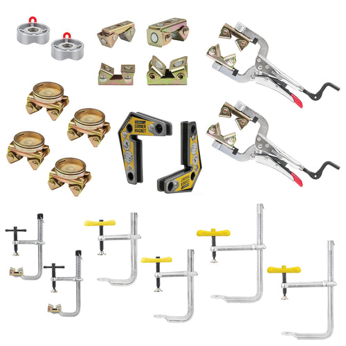 16-Piece Clamp & Pipe Holding Kit