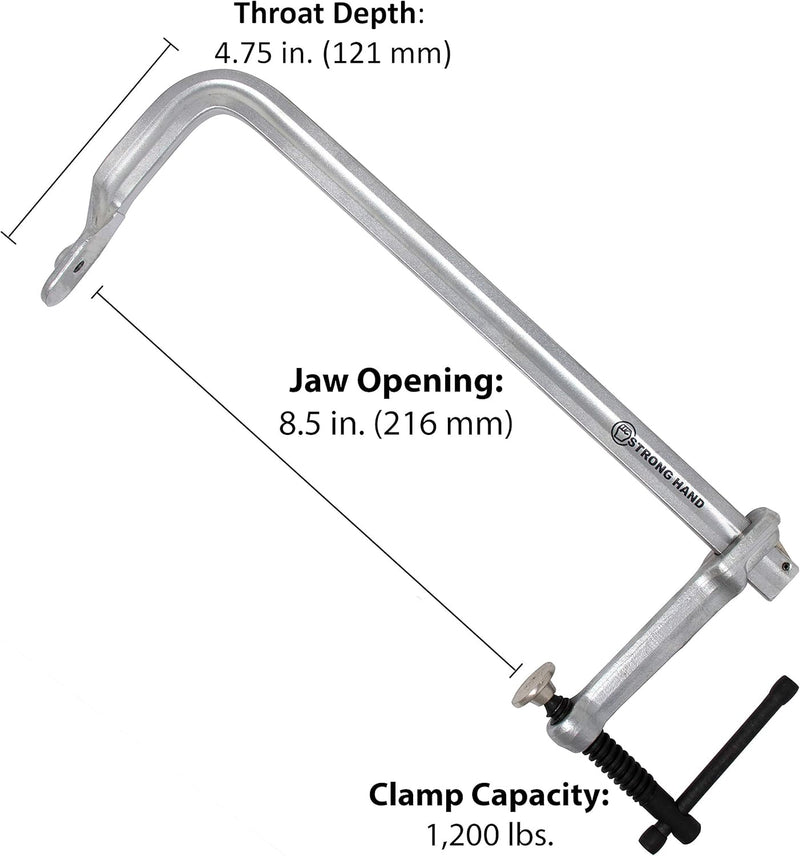 Load image into Gallery viewer, Medium-Duty F-Clamp, 8.5&quot;
