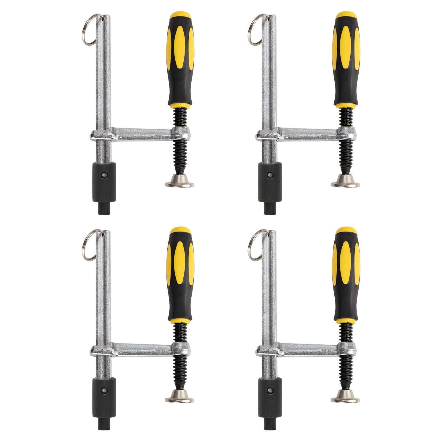 Paquete de 4 abrazaderas Inserta, aptas para orificios de 16 mm