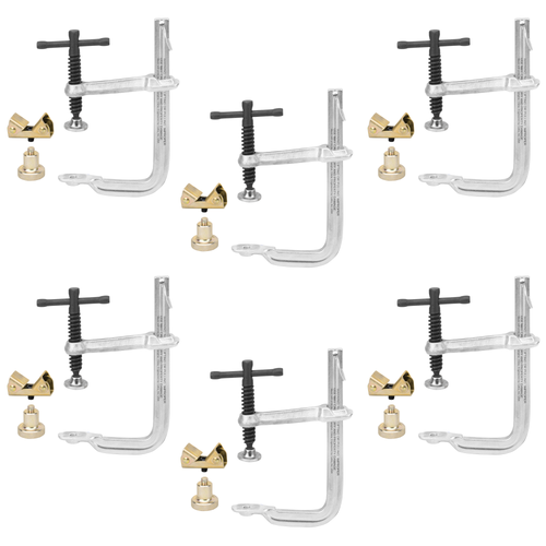 F-Clamp Kit, 6-pc of UG45-C3, 4.5