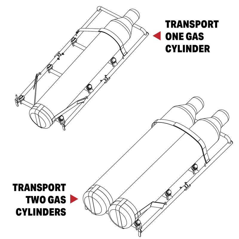 Load image into Gallery viewer, Cylinder Transport Rack
