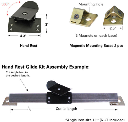 Hand Rest Glide Kit