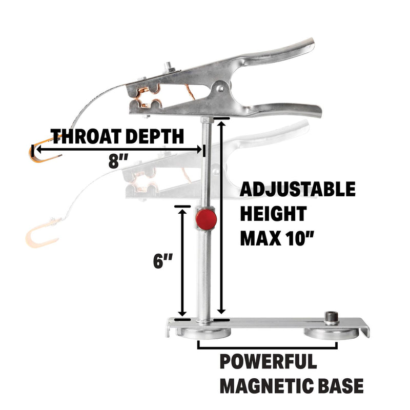 Load image into Gallery viewer, Magnetic Grounding Spring Clamp
