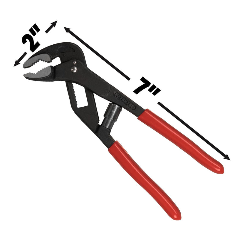 Cargue la imagen en el visor de la galería, Adjustable Pliers w/Spring, 7&quot;
