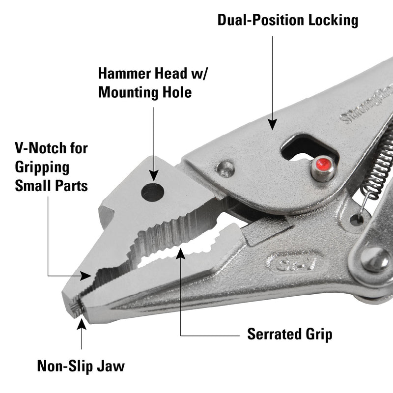 Cargue la imagen en el visor de la galería, Extractor Adjustable Locking Pliers, 7.5&quot;
