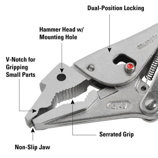 Extractor Adjustable Locking Pliers, 7.5