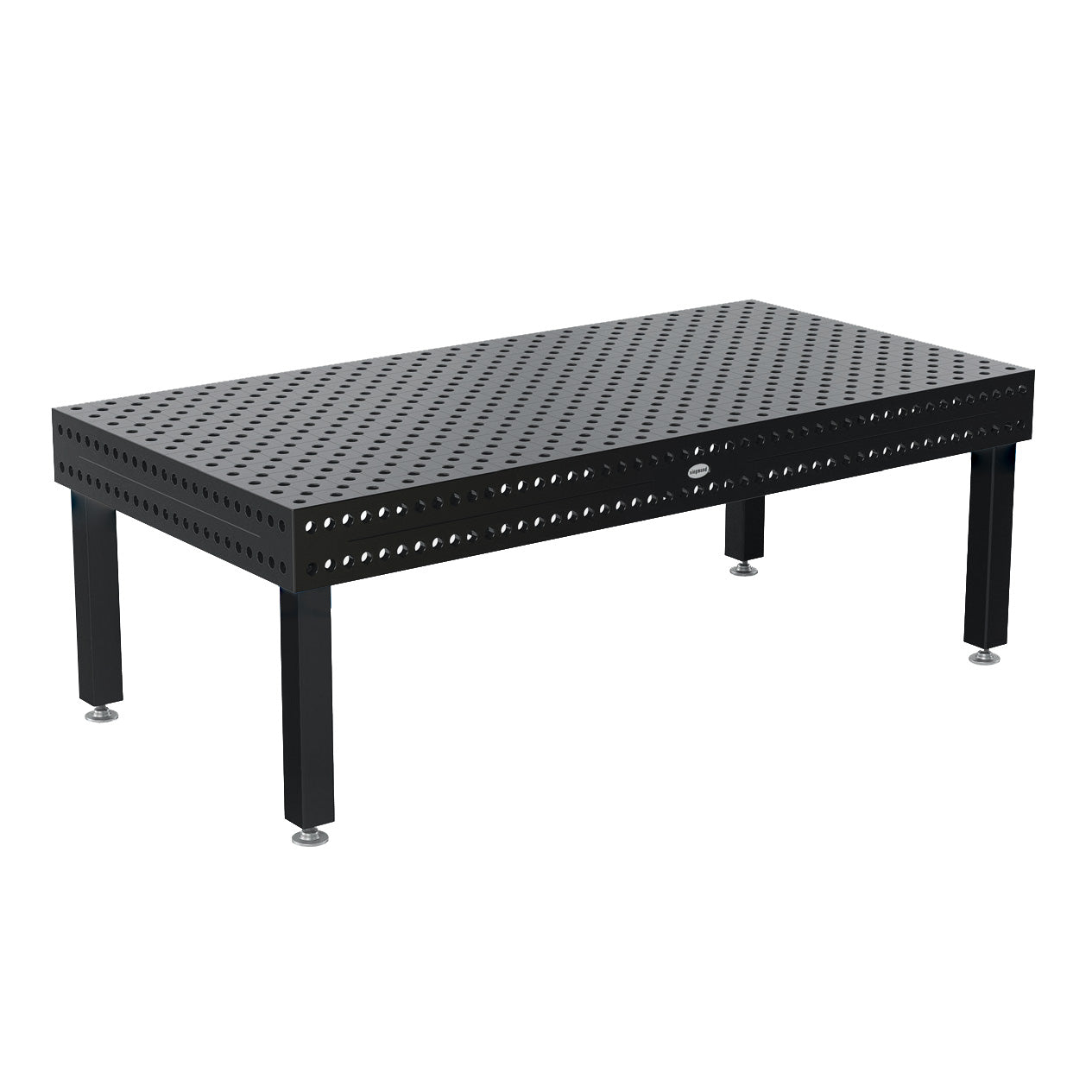 Professional Extreme Welding Table, 2000 x 1000 x 100, 750 Standard Leg, Nitrided, 16 mm