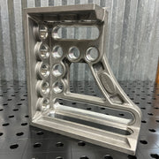 GK Right Stop and Clamping Square, 300 mm, Aluminum/Titanium [Open Box]