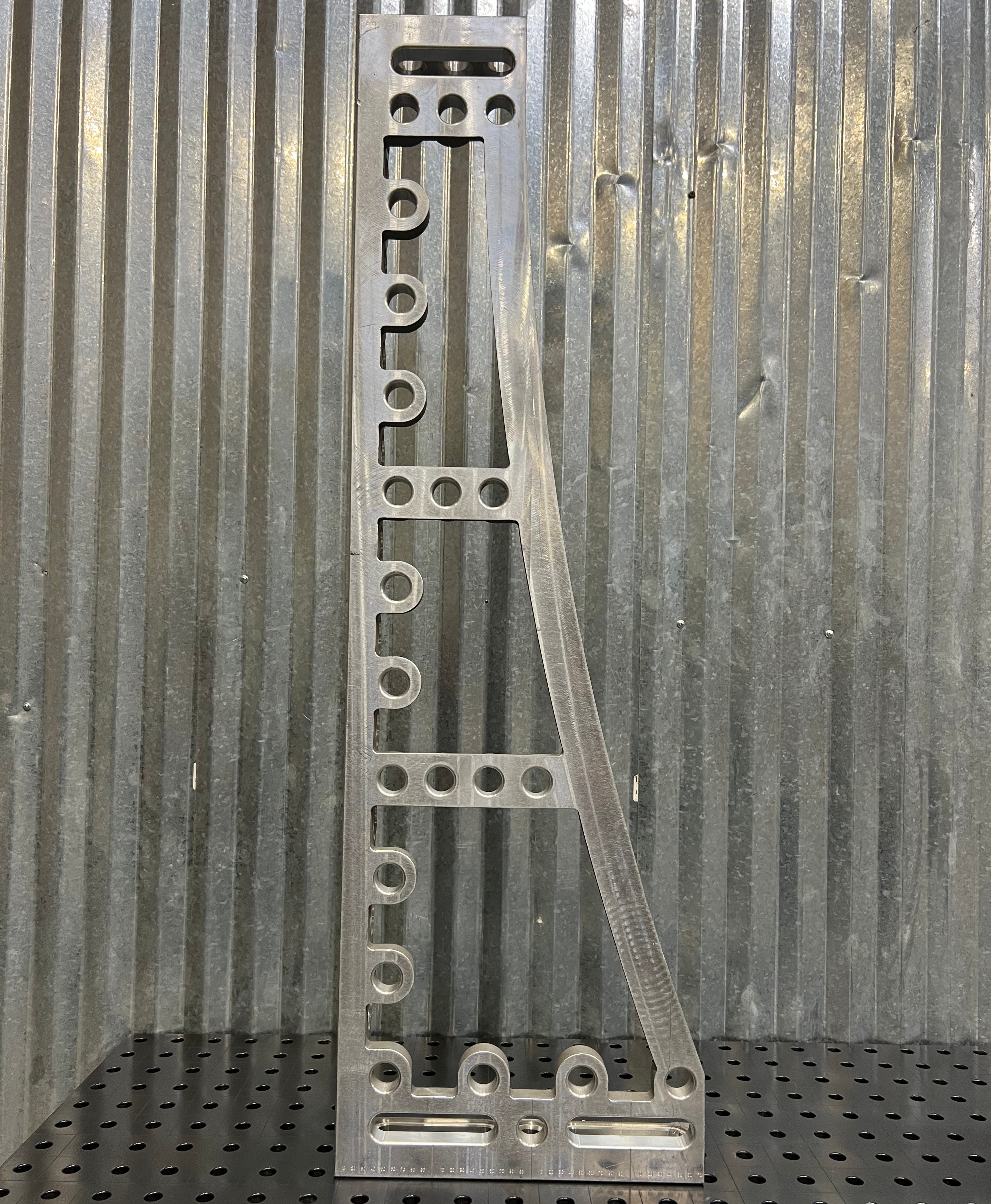 GK Left Stop and Clamping Square, 1,200 mm, Aluminum/Titanium [Open Box]