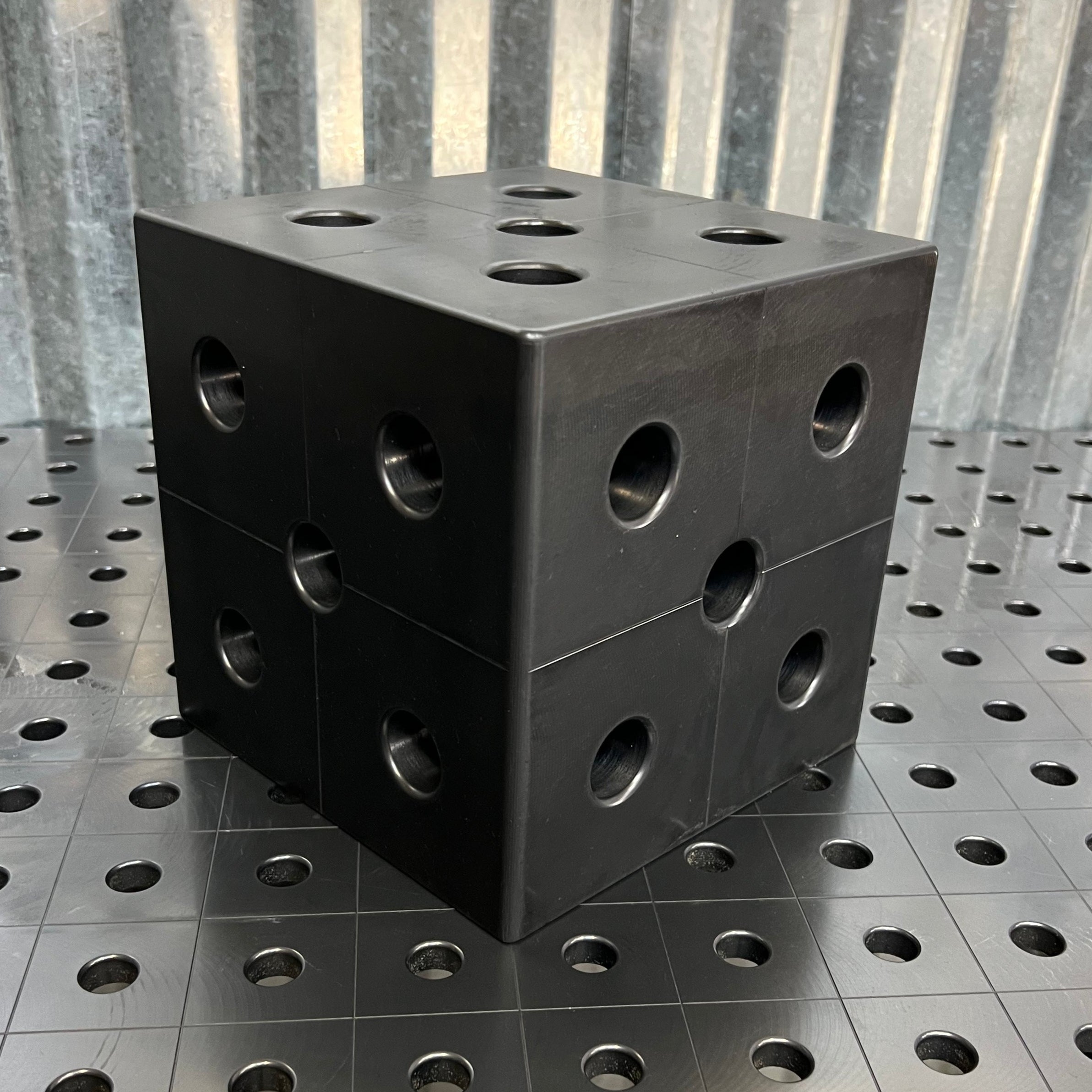Square U-Shape Riser Block, 200 x 200 x 200 mm, Nitrided [Open Box ...
