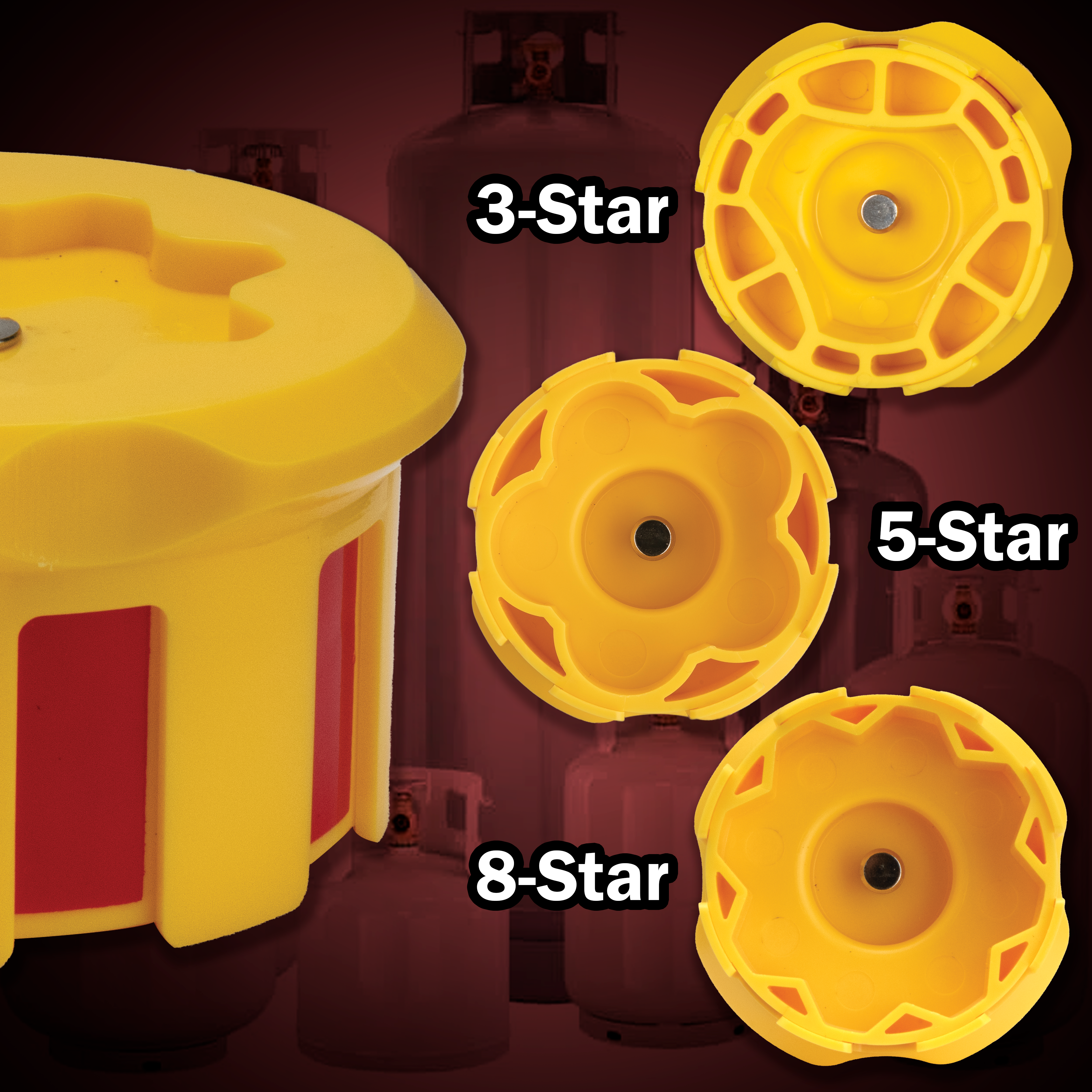 EZ-View Gas Cylinder Valve Indicator