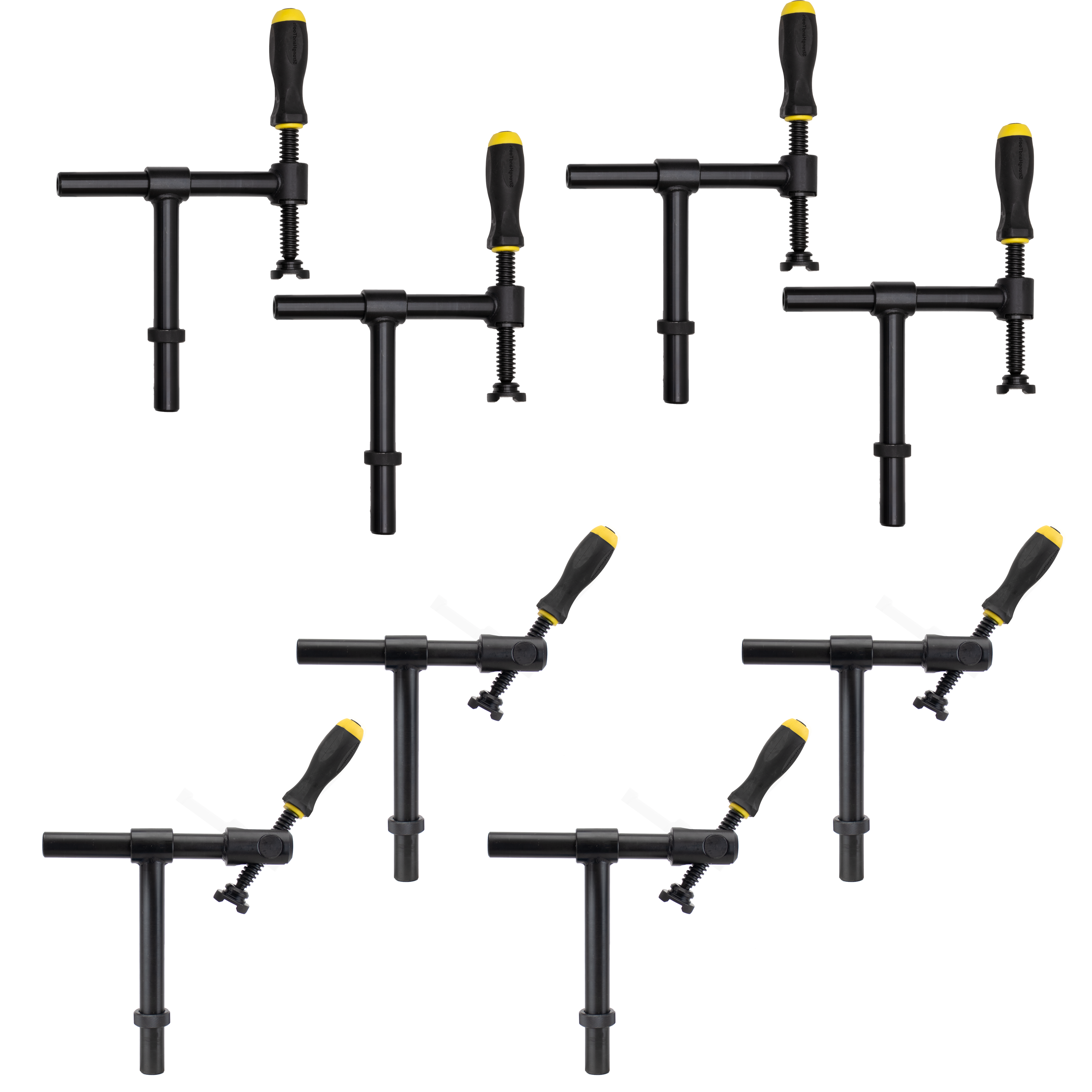 8-pc Bar Clamps & T-Post Pipe Clamps