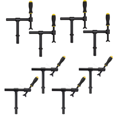 8-pc Bar Clamps & T-Post Pipe Clamps