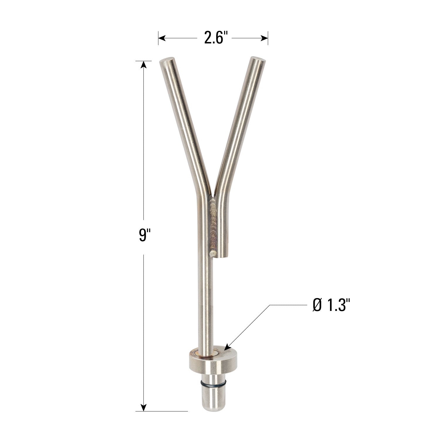 Soporte para antorcha, apto para orificios de 5/8" 