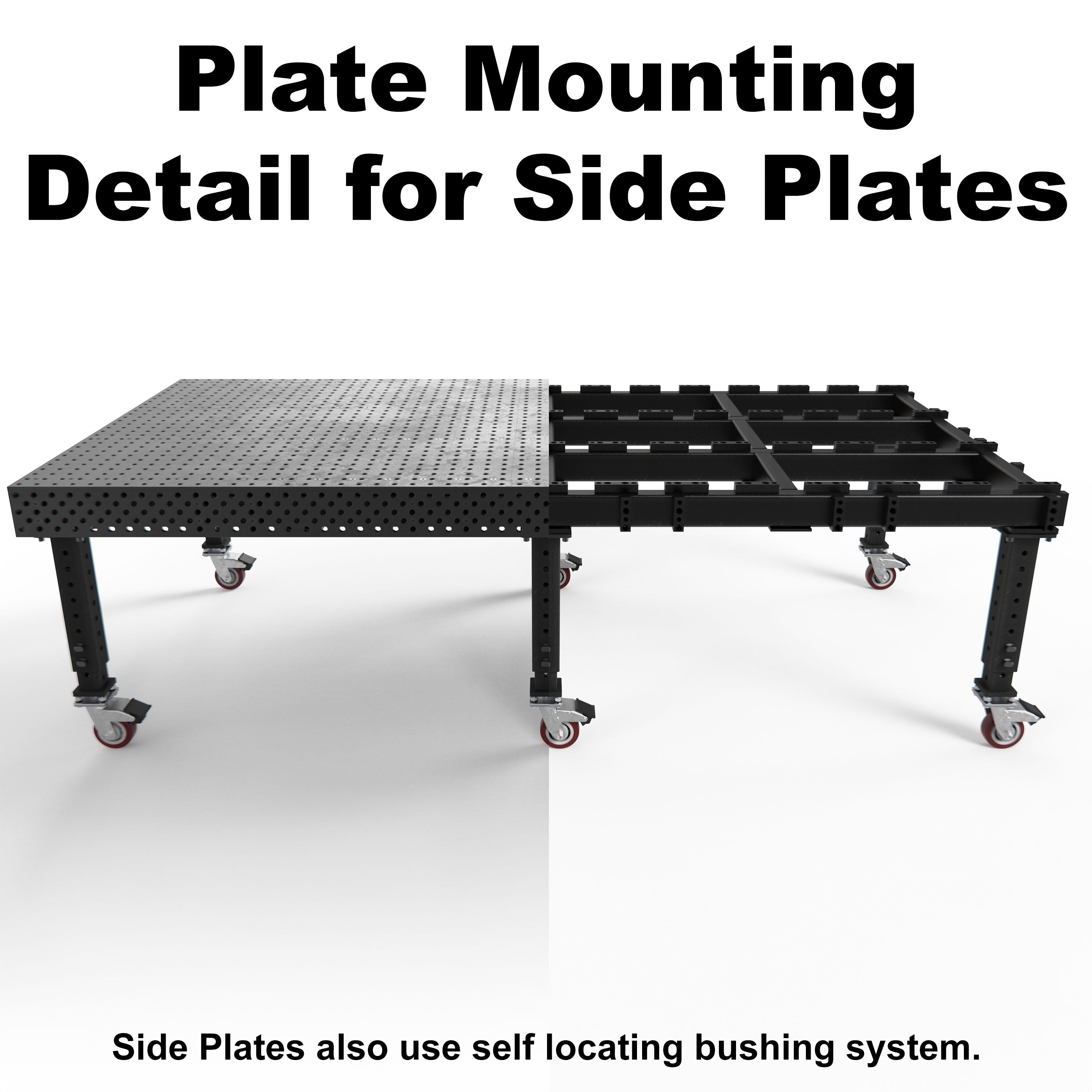 Alpha, 5-Sided, 10' x 5' (120" x 60") Table, 5/8" System