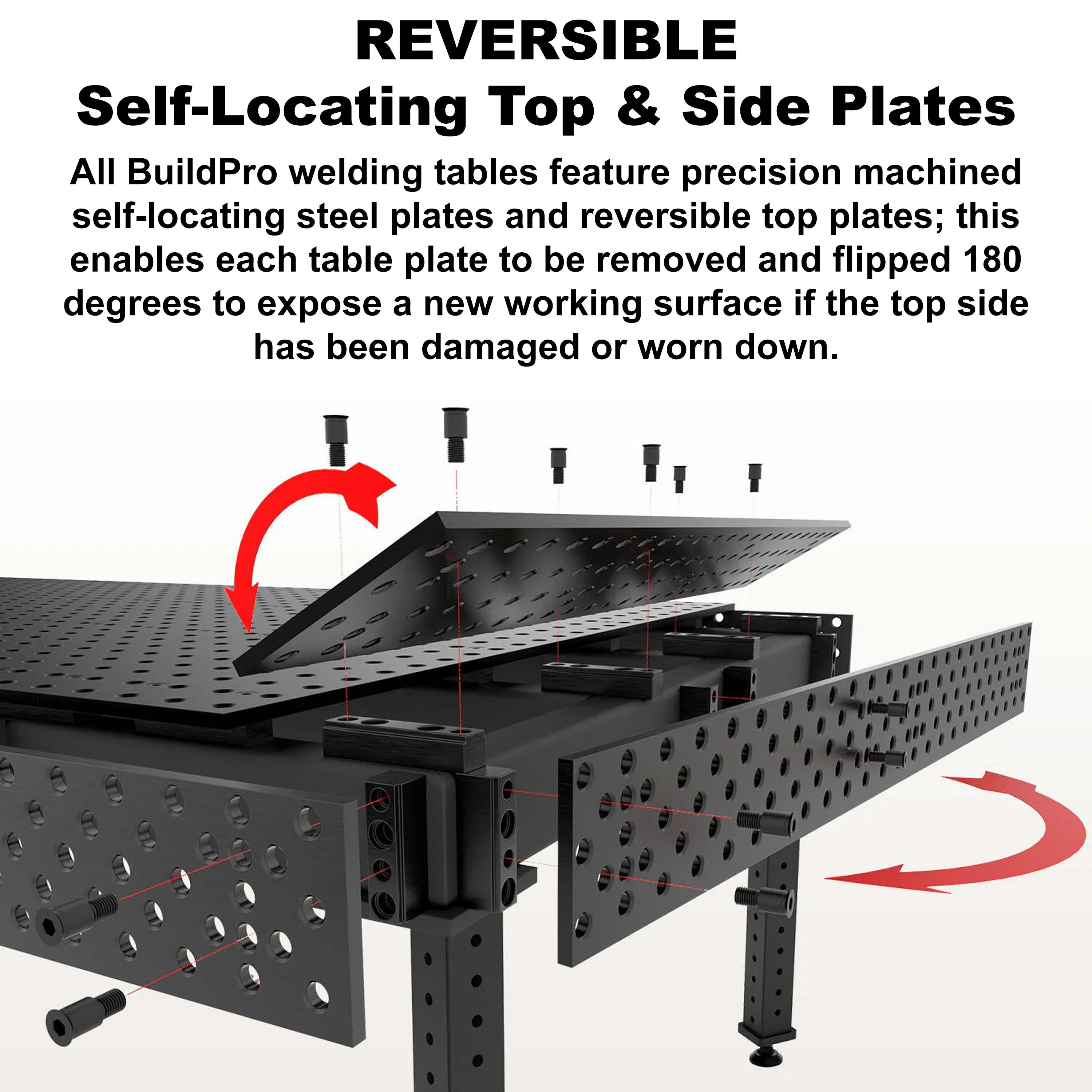 Alpha, 5-Sided, 10' x 5' (120" x 60") Table, 5/8" System