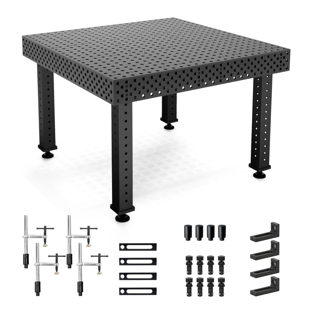 4' x 4' Alpha 5/8 Table w/ 24-pc. Fixturing Kit, FREE shipping plus Free gift, SEMA Special