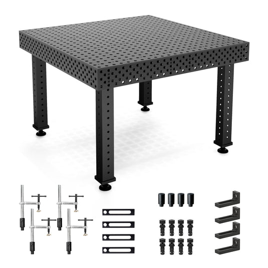 4' x 4' Alpha 5/8 Table w/ 24-pc. Fixturing Kit, FREE shipping plus Free gift, FABTECH Special