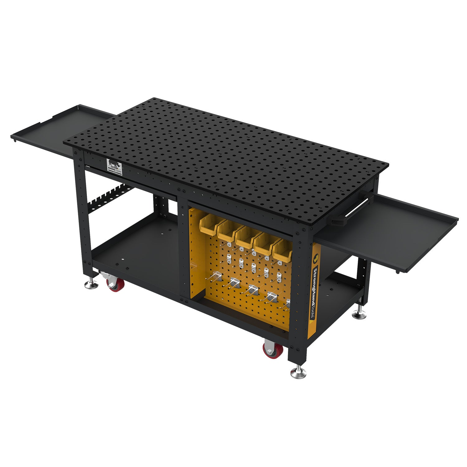 ナオオーダーページ サイレントホイール25スタンド ミニ表札 Welding table set Rhino Cart with fixturing kit (66 parts