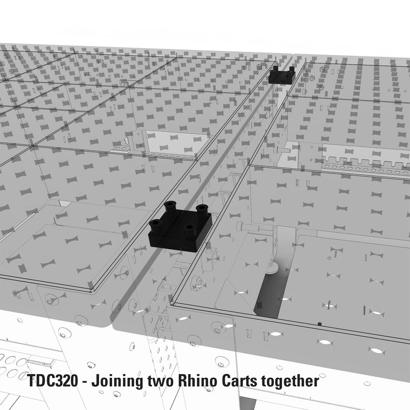 Load image into Gallery viewer, Rhino Cart Connecting Bridge, Expansion Kits
