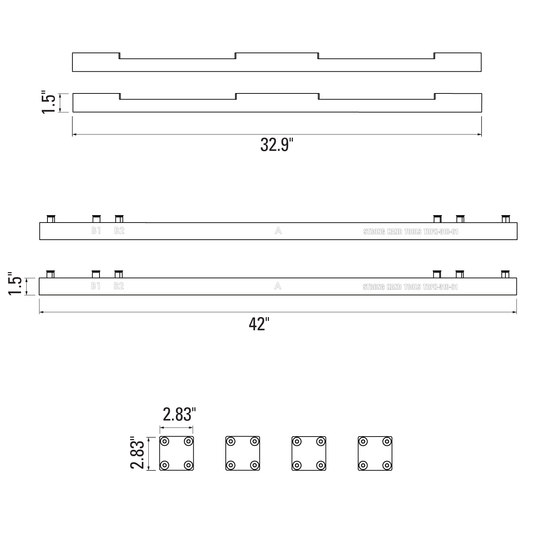 Rhino Plate Connecting Bridge Kit