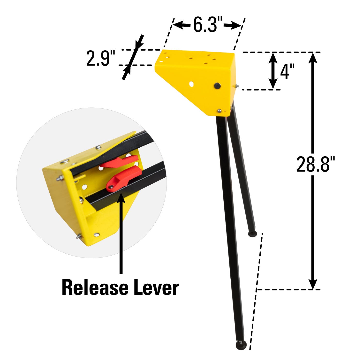 Foldable Sawhorse Legs, Light Duty