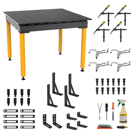 Max 4' x 4' Nitrided Table with 52-pc. Tool Kit