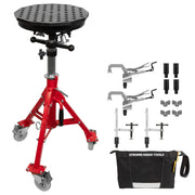 Caster Tripod Work Stand w/ Clamping Kit Package