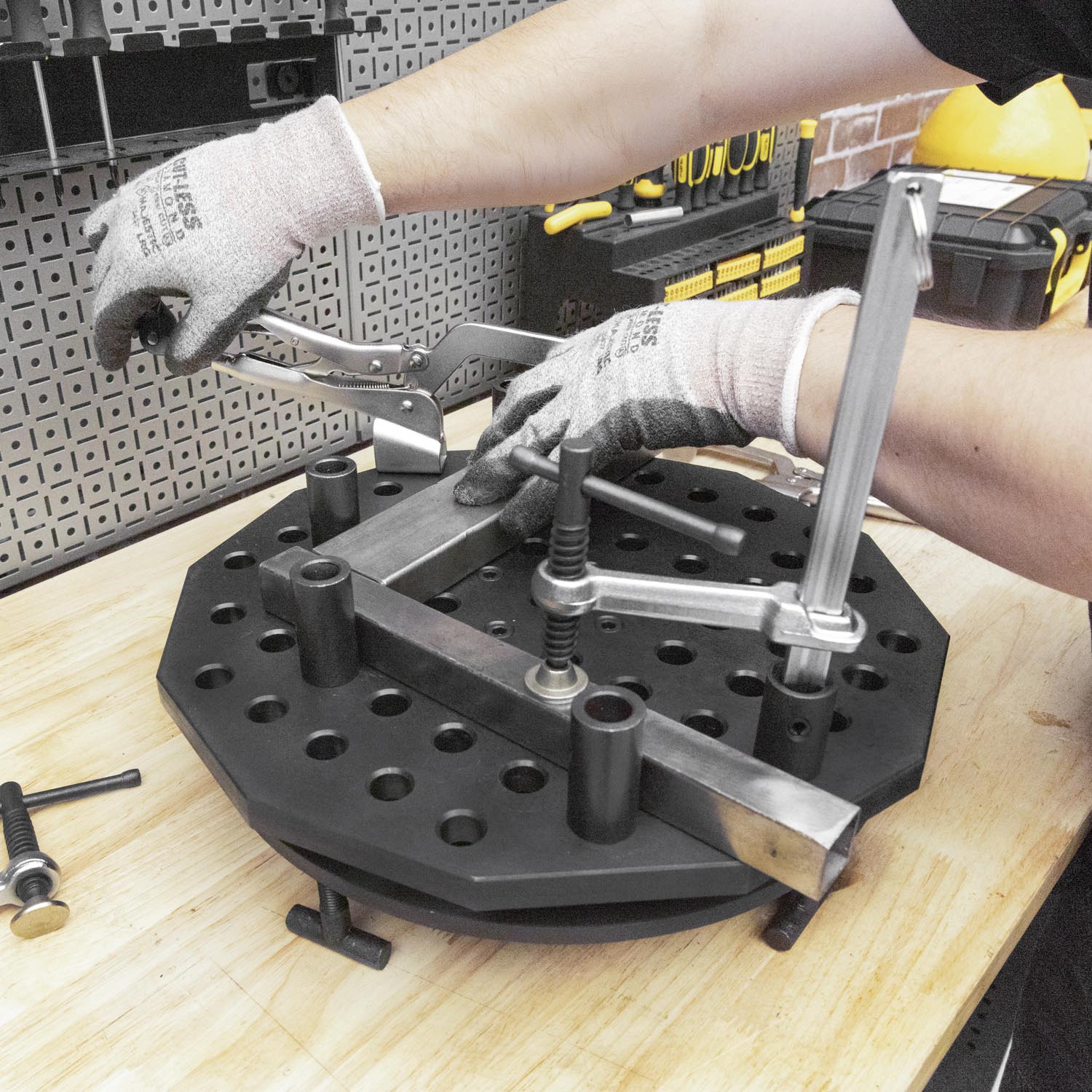 Tripod 14" Plate w/ Clamping Kit