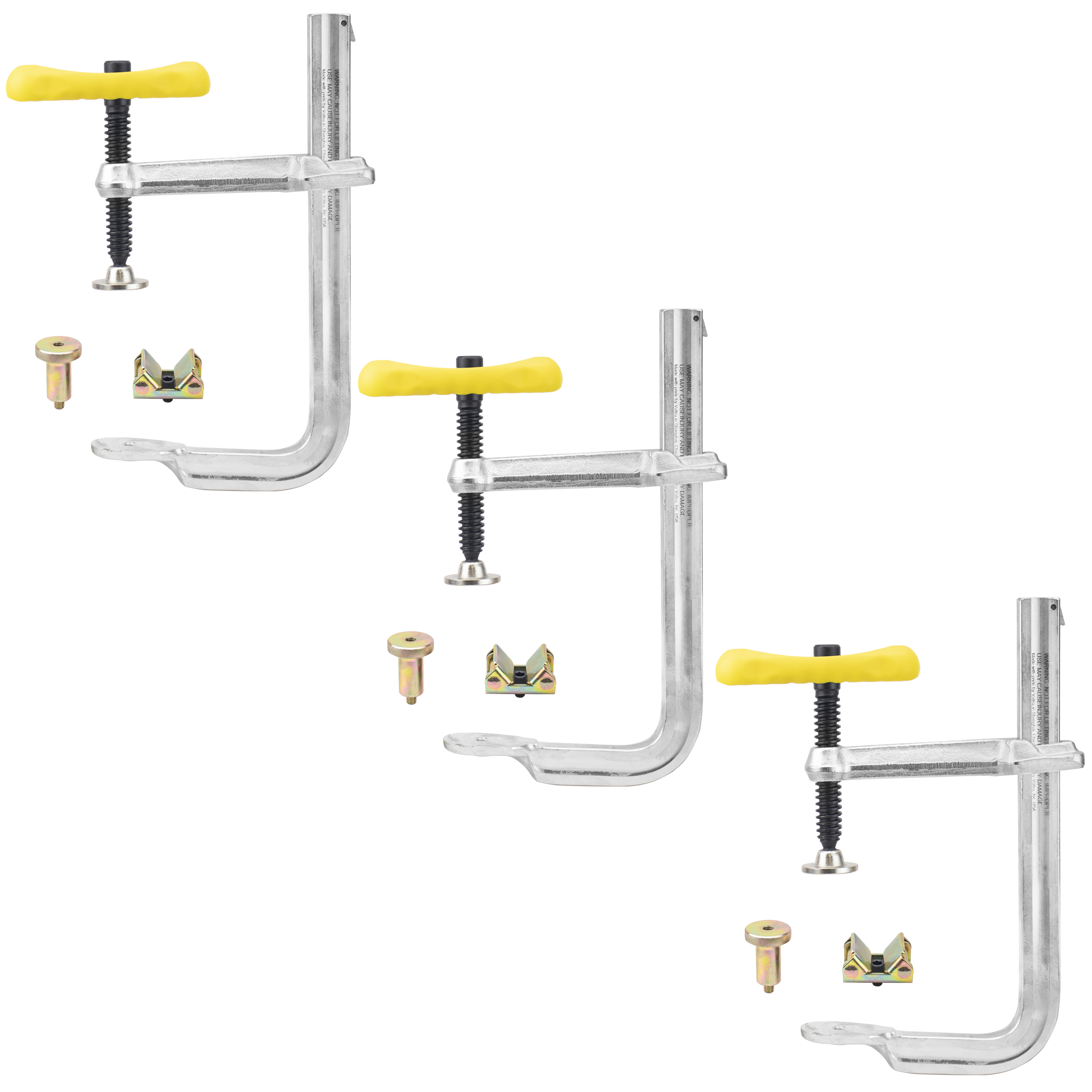 F-Clamp Kit, 3-pc of UM85-C3, 8.5" capacity