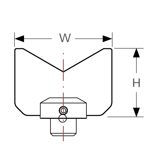 Bend Rests, Fit 5/8 Holes
