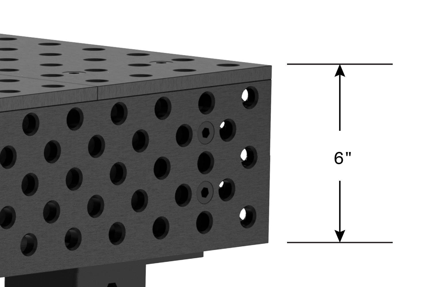 Alpha, 5-Sided, 10' x 5' (120" x 60") Table, 5/8" System