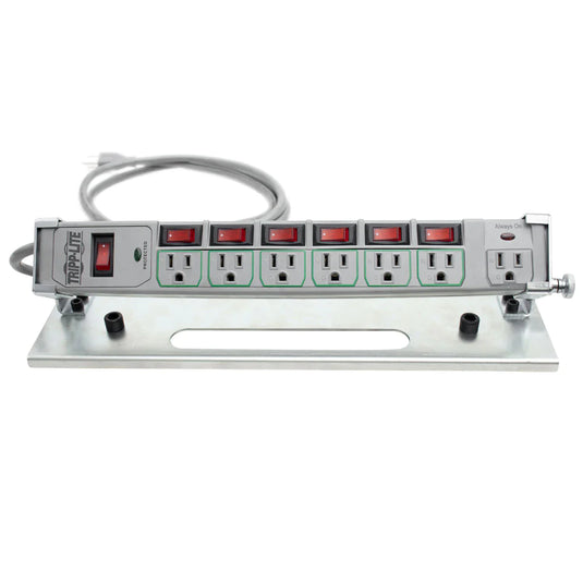 Multi-outlet Strip w/ Magnetic Mounting Plate