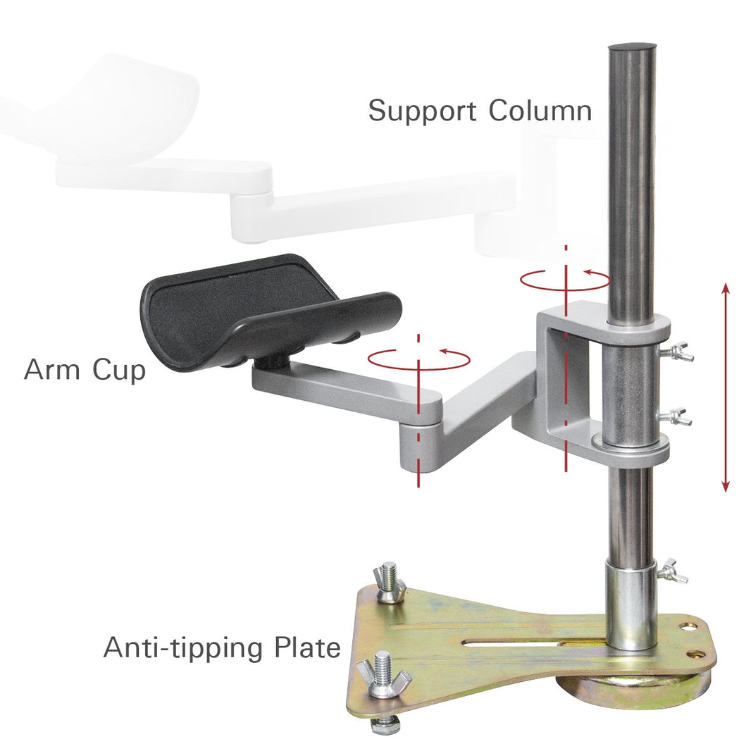 Arm Rest Compression Spring Articulated Arm Rest – Strong Hand Tools