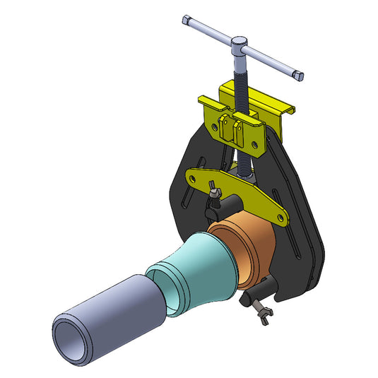 Pipe Alignment Clamps with Quick-Acting Lever