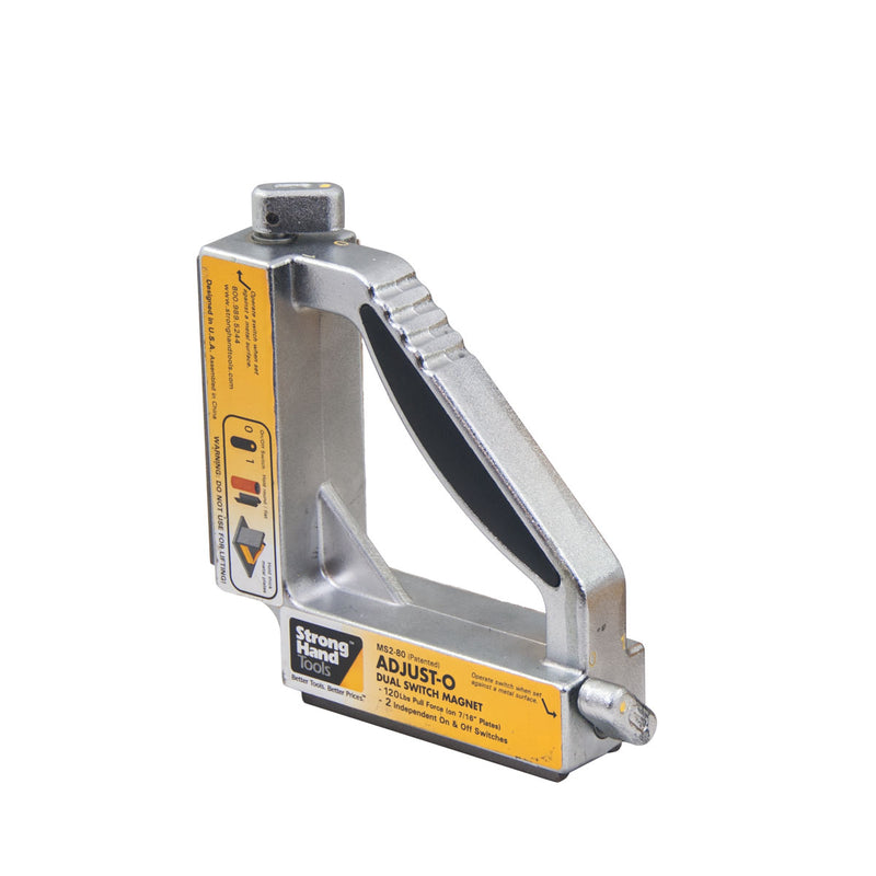 Adjust-O™ 90° Dual Switch Magnet Squares – Strong Hand Tools