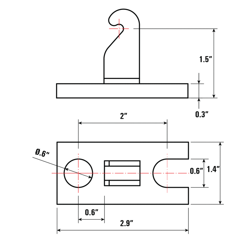 Cargue la imagen en el visor de la galería, Kit de base para montaje en mesa, se adapta a orificios de 5/8
