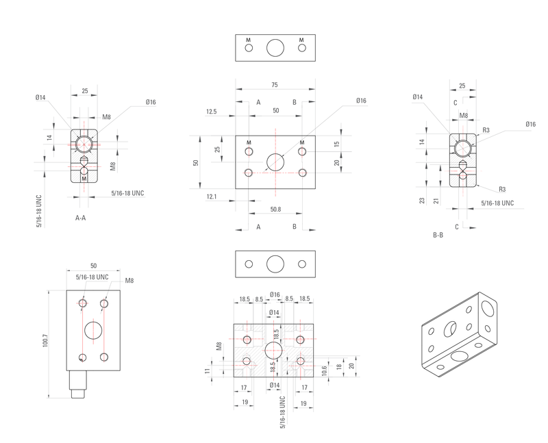 Load image into Gallery viewer, Mounting Adaptor for the Inserta Pliers, Large, Fit 5/8 Holes
