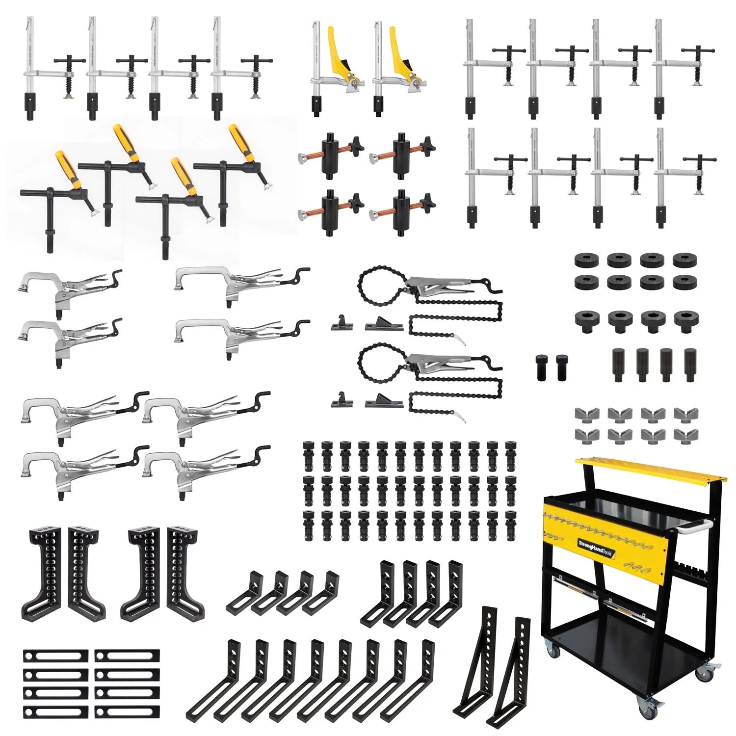 127-pc. Fixturing Kit, Fit 5/8 Holes