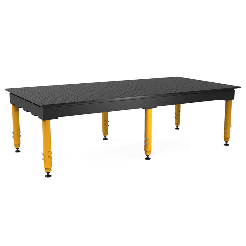 Load image into Gallery viewer, Nitrided 8 by 4 ft max table with adjustable legs
