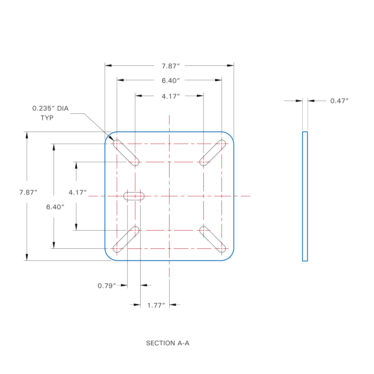 Hitch Mount Plate
