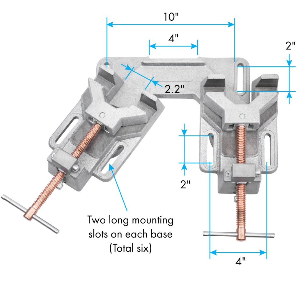Tornillo de banco universal para soldadores, WAV200 