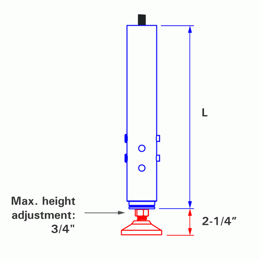Table Legs, Alpha 5/8 and MAX Tables