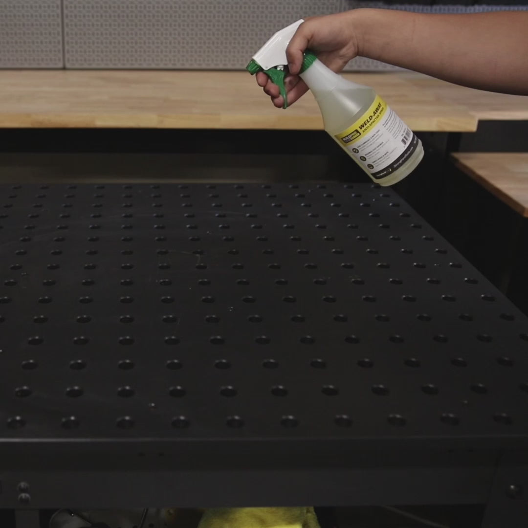 Load video: Weld-Away Anti-Spatter Spray