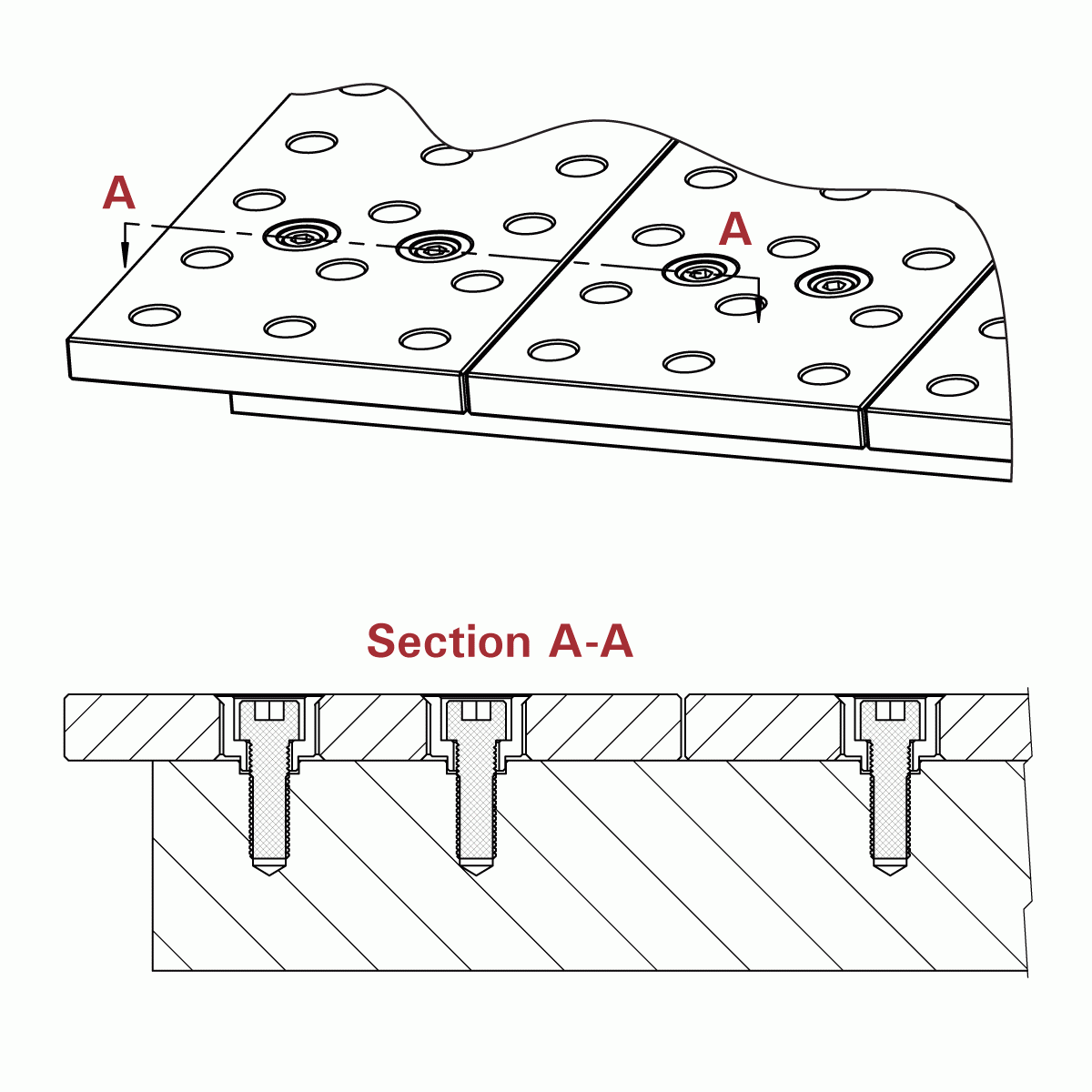 Reversible Table Plates, For MAX Slotted Tables