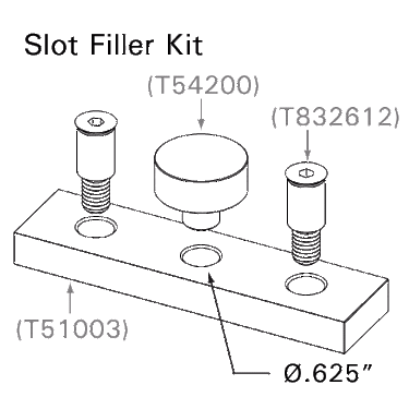 Slotted Table Fastener Slot Filler Kit, For MAX Slotted Tables – Strong Hand Tools